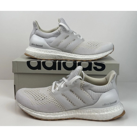 adidas Shoes - Adidas Ultraboost 1.0 W Running Shoes Women's Size 8.5 White/Brown ID9689